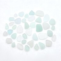 natural sea glass pieces