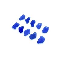 drilled beach glass