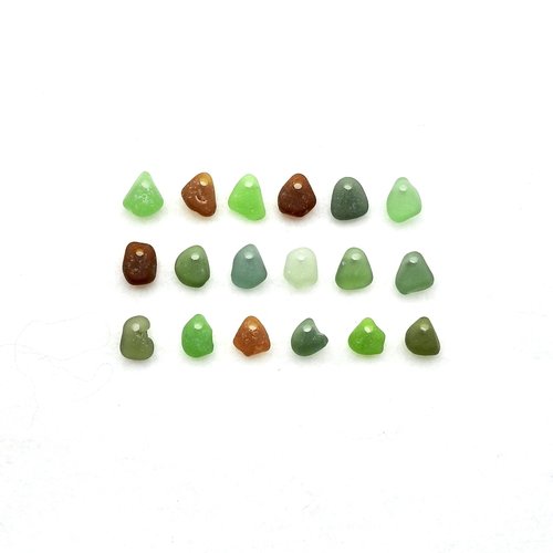 authentic sea glass beads