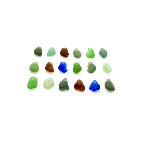 real seaglass charms
