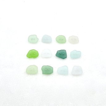 sea glass buttons