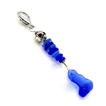 skull zipper pull charm