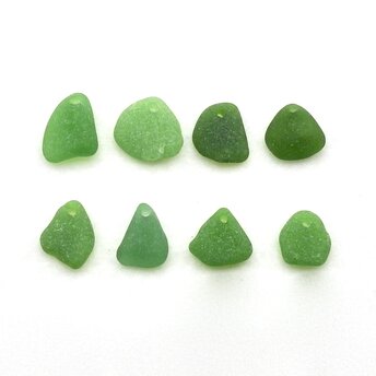real sea glass beads