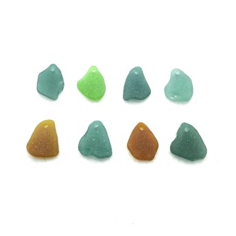 sea glass necklace pendants