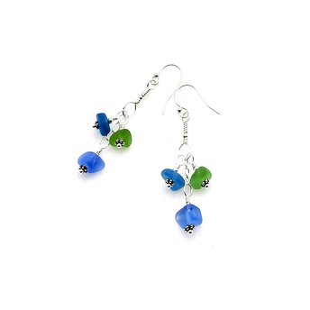 sea glass earrings