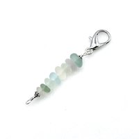 sea glass zipper pull