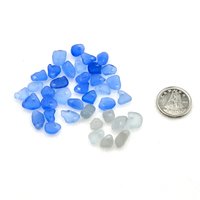 RESERVED Genuine Sea Glass Tiny Charms for Jewelry Making