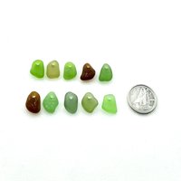 drilled sea glass beads