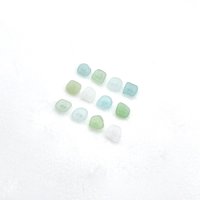 Sea Glass Buttons Mini Fasteners Pastel Colors Sewing Knitting 