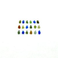 tiny sea glass charms