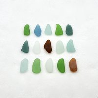 15 long sea glass pieces