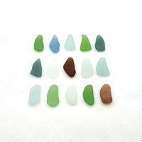 15 long sea glass pieces