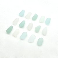 rectangle shaped beach glass