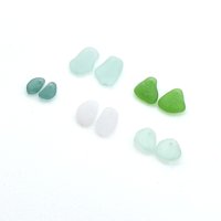 top drilled beach glass charms