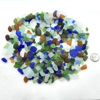 Bulk Sea Glass 1/2 Lb Craft Quality Mosaic Art Terrarium Decor 
