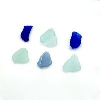 top drilled beach glass beads