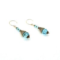 pierced gold round ear wires