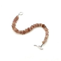 handmade with strawberry quartz gemstone