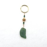 teal pendant keyring