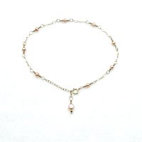 gold chain adjustable anklet 