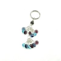 crystal bead keychain