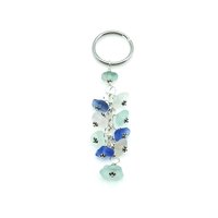real sea glass keychain