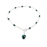 crystal heart jewelry