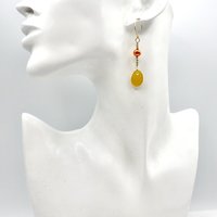 pierced gold dangles