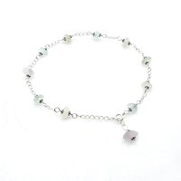 sea glass anklet 