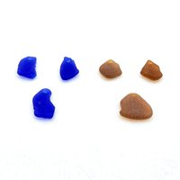 cobalt blue and amber 