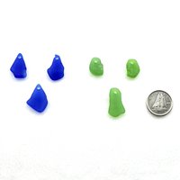 top drilled beach glass