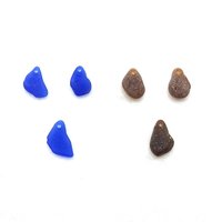 sea glass earring beads