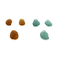 drilled sea glass beads