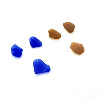 drilled beach glass beads