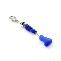 cobalt blue and silver