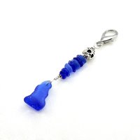 sea glass zipper pull