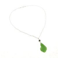 genuine sea glass necklace
