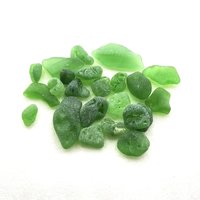 green bonfire seaglass