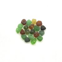 center drilled sea glass beads