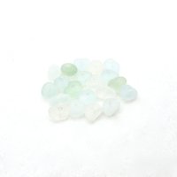 Real Sea Glass Beads Canada Light Pastel Color Center Drilled Tiny Nuggets for Jewelry Making