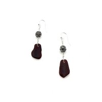 rare dark burgundy red