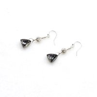 glitter bead triangle jewelry 