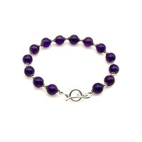 amethyst gemstone bracelet for women