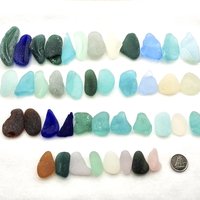 RESERVED Genuine Sea Glass Pieces, Various Sizes and Shapes, Natural Beach Glass 