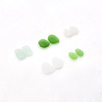 top drilled beach glass 