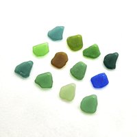 mixed colors including green brown cobalt blue