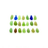 tiny sea glass charms