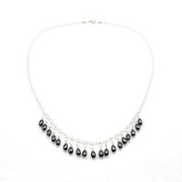 oval fringe bead design