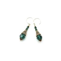 pierced round gold ear wires