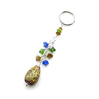 teardrop mood bead pendant